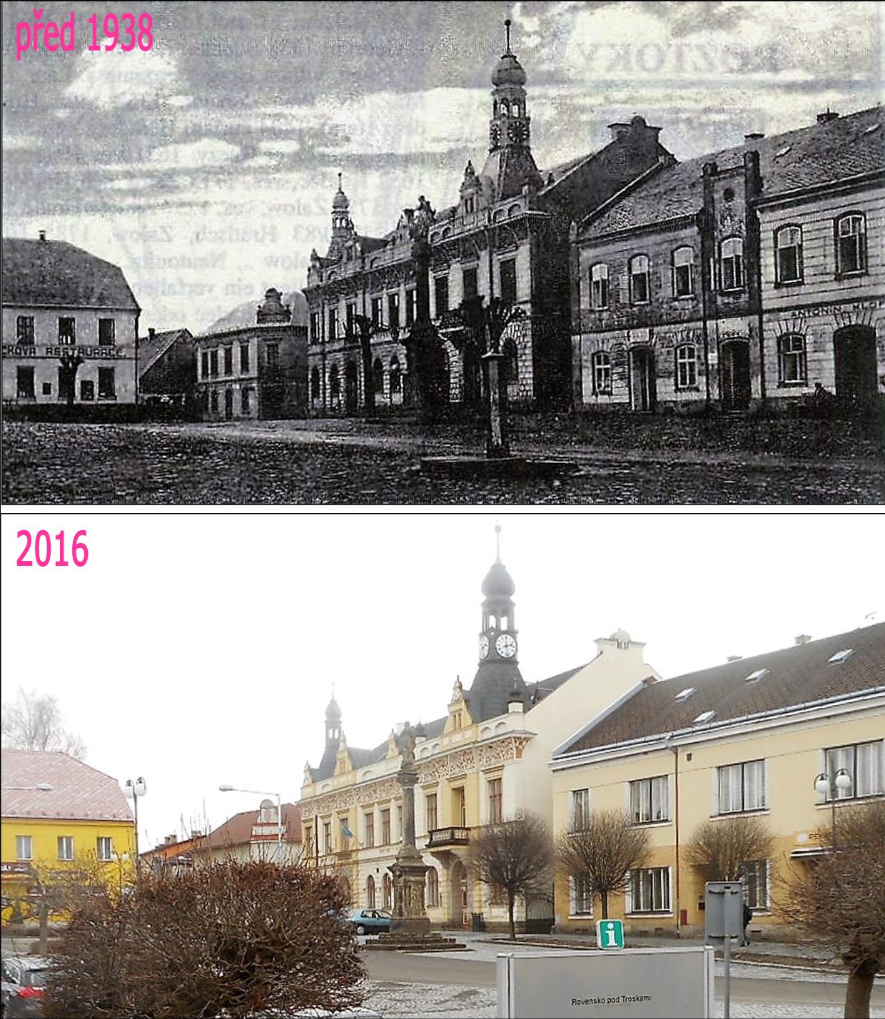 Přehled srovnávacích fotek ROVENSKO POD TROSKAMI (Liberecký kraj)