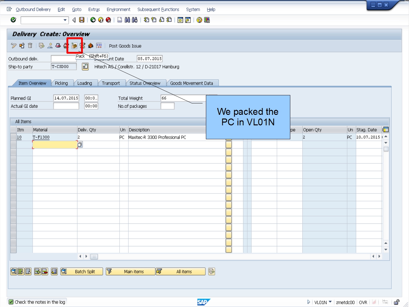青蛙SAP分享 Froggy's SAP sharing LE Packaging Logistics Packing Material
