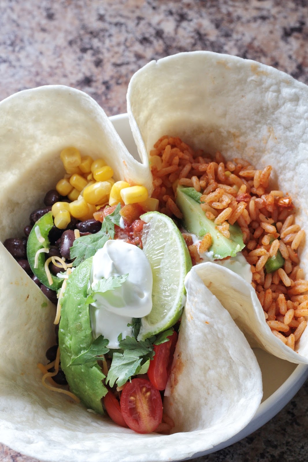 Cooking With Kids Make Your Own Burrito Bowl Bar Made by Carli