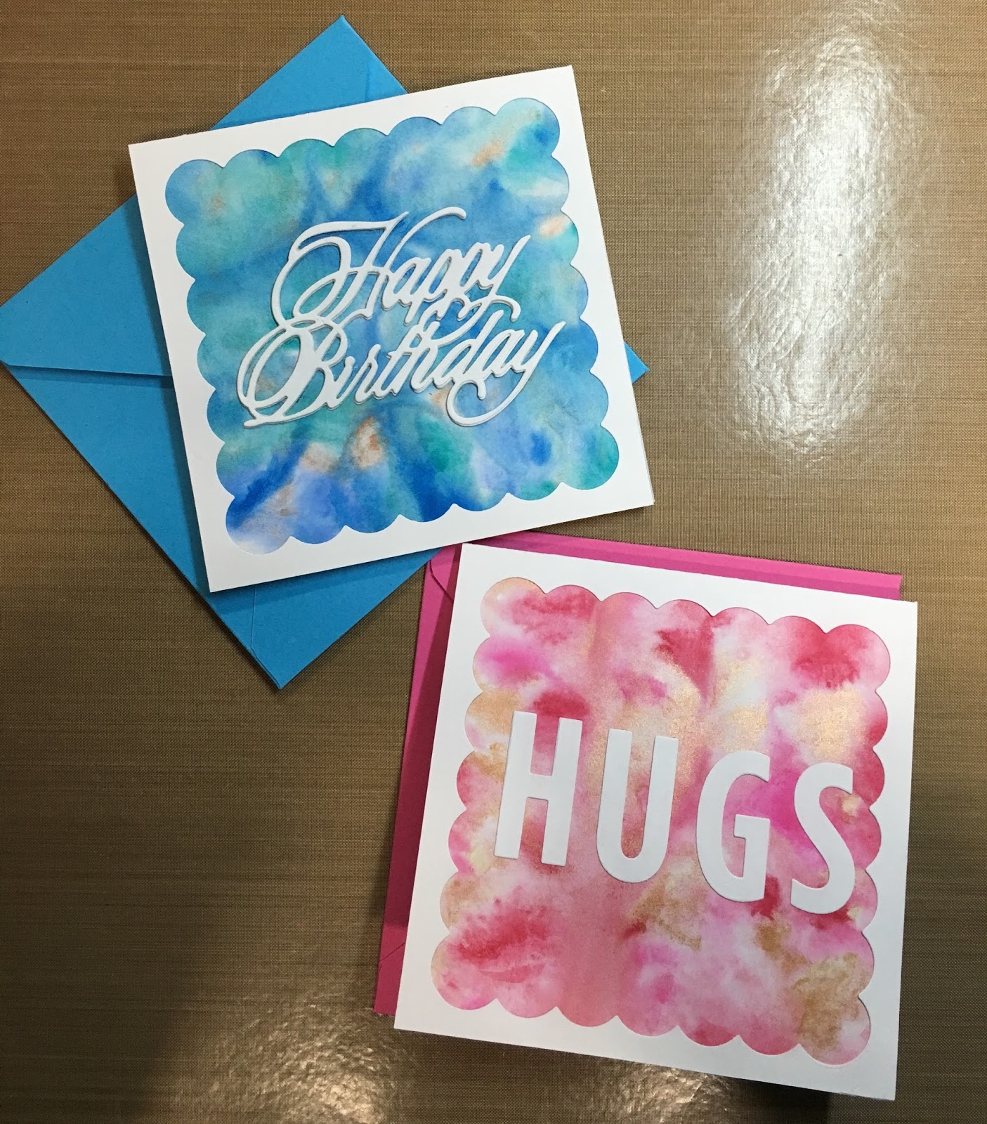 Card: Watercolor Background