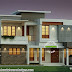 4 BHK 2350 sq-ft box type modern Kerala home design