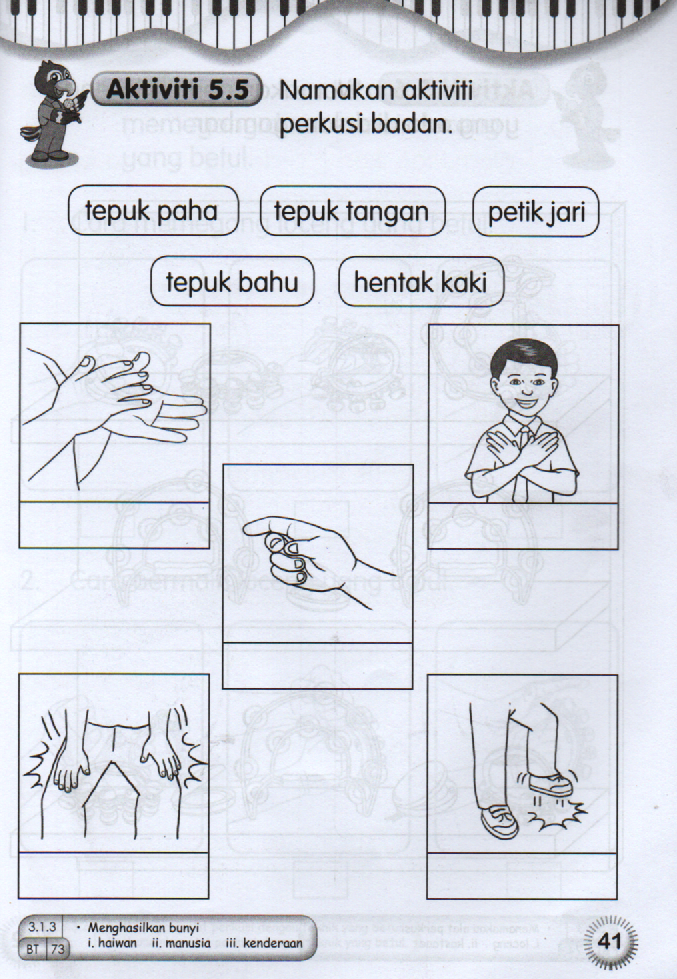 Muzik online worksheet for 2. Ishak Ppki Sksyp1 Buku Aktiviti Pend Muzik Tahun 2