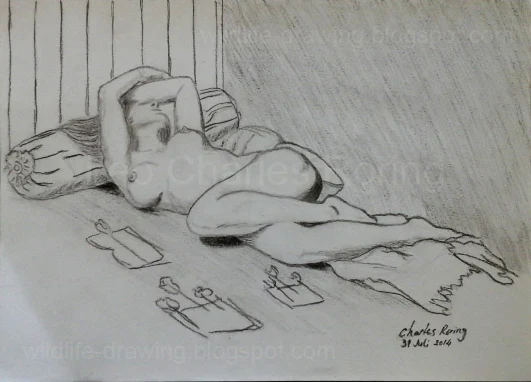Reclining Nude Prints in Redbubble