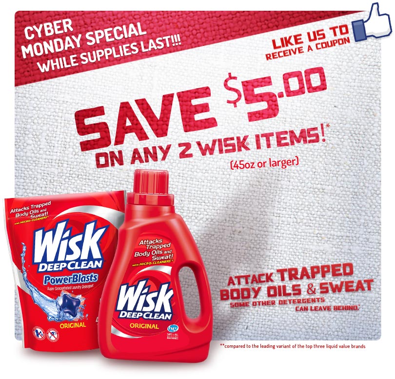 Hot Coupon 5/2 Wisk Deep Clean Products HEAVENLY STEALS