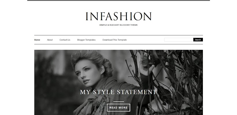 iNFashion Free Blogger Template