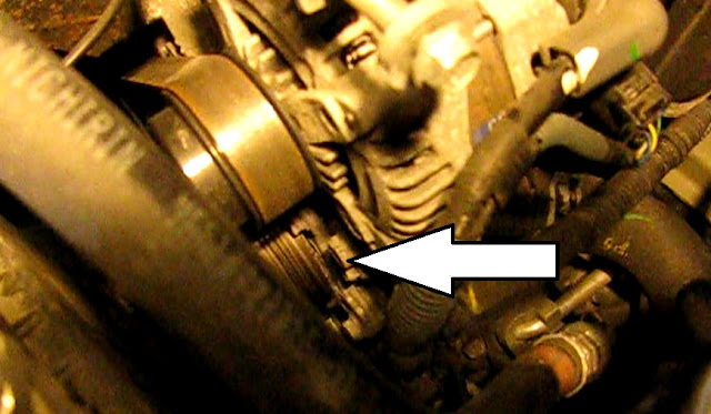 The Original Mechanic: How to replace the serpentine belt ... chevy cavalier 2 2l engine diagram 