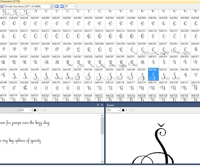 Fields Of Heather: How To Find & Use The Glyphs In Fonts