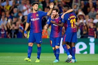 نتيجه مباراة برشلونة وهويسكا اليوم الأحد 2-9-2018 ضمن مباريات الدوري الأسباني