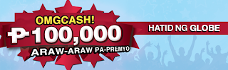 Globe OMG Cash Promo gives you a chance to Win P100,000 worth of GCASH Globe OMG Cash Promo gives you a chance to Win P100,000 worth of GCASH