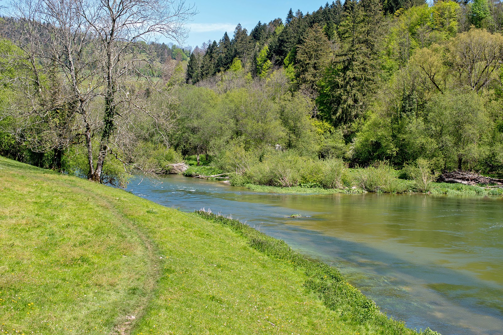 Wanderbare Geschichten Doubs von Soubey nach St. Ursanne