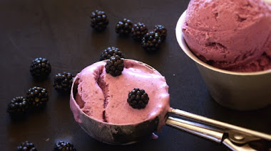Helado de moras (sin heladera)