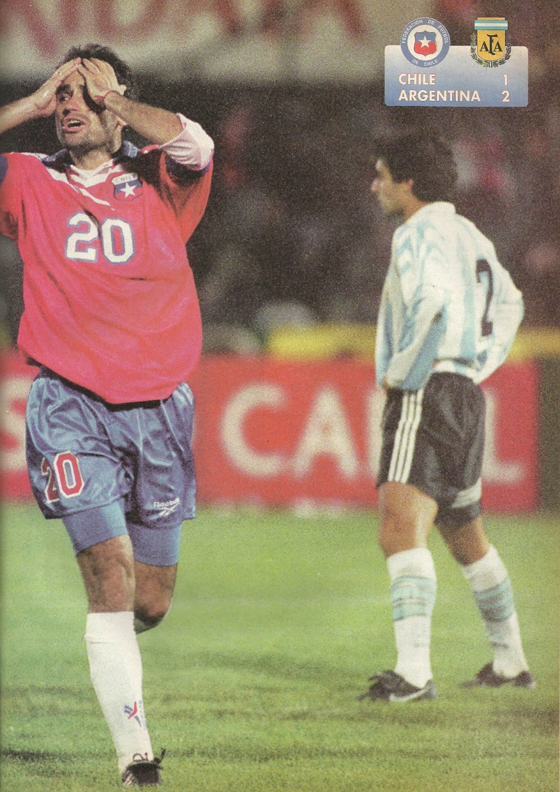Partidos de la Roja [10/09/1997] ChileArgentina 12