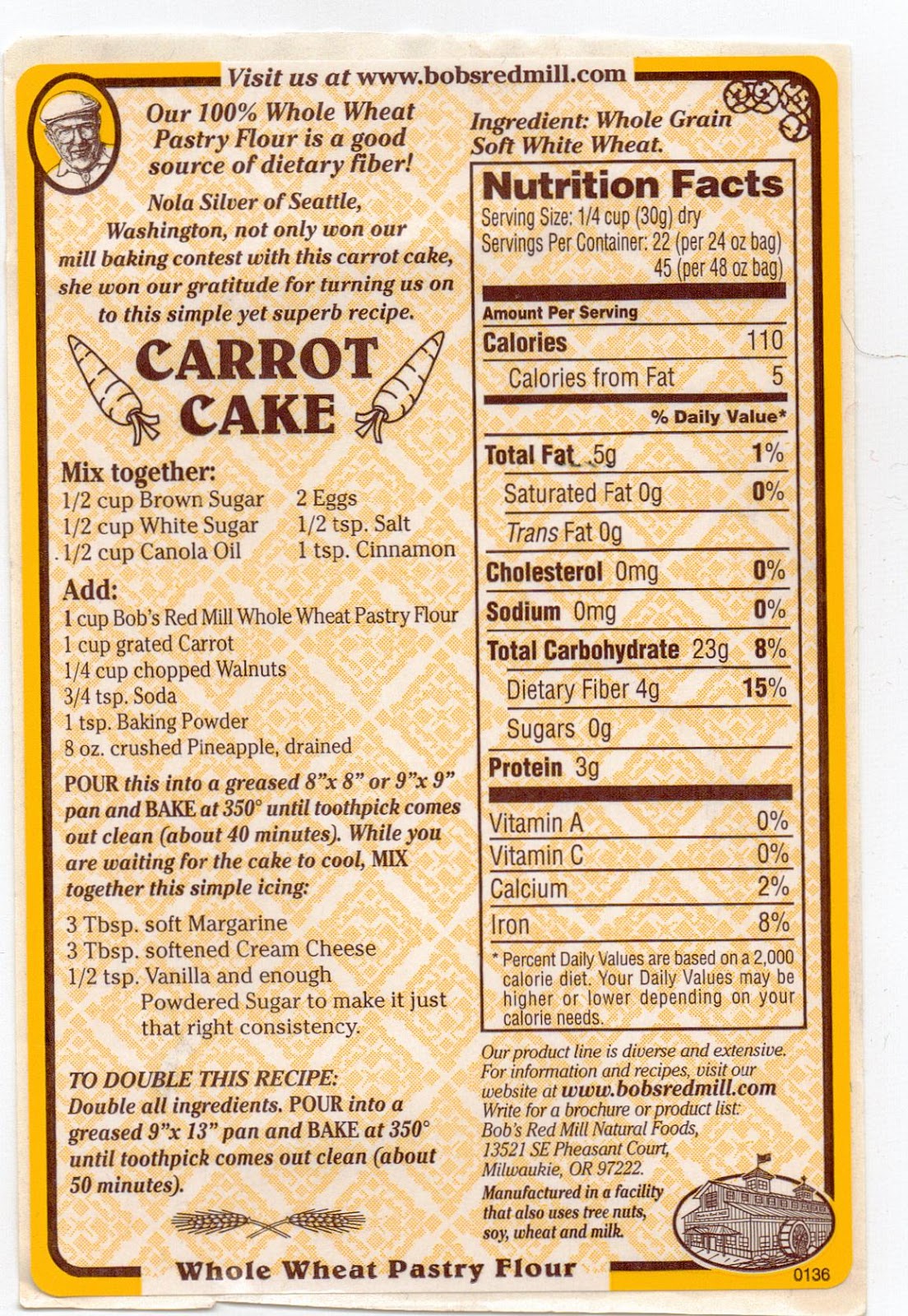Make Oregon Farms Carrot Cake Make Oregon Farms Carrot Cake