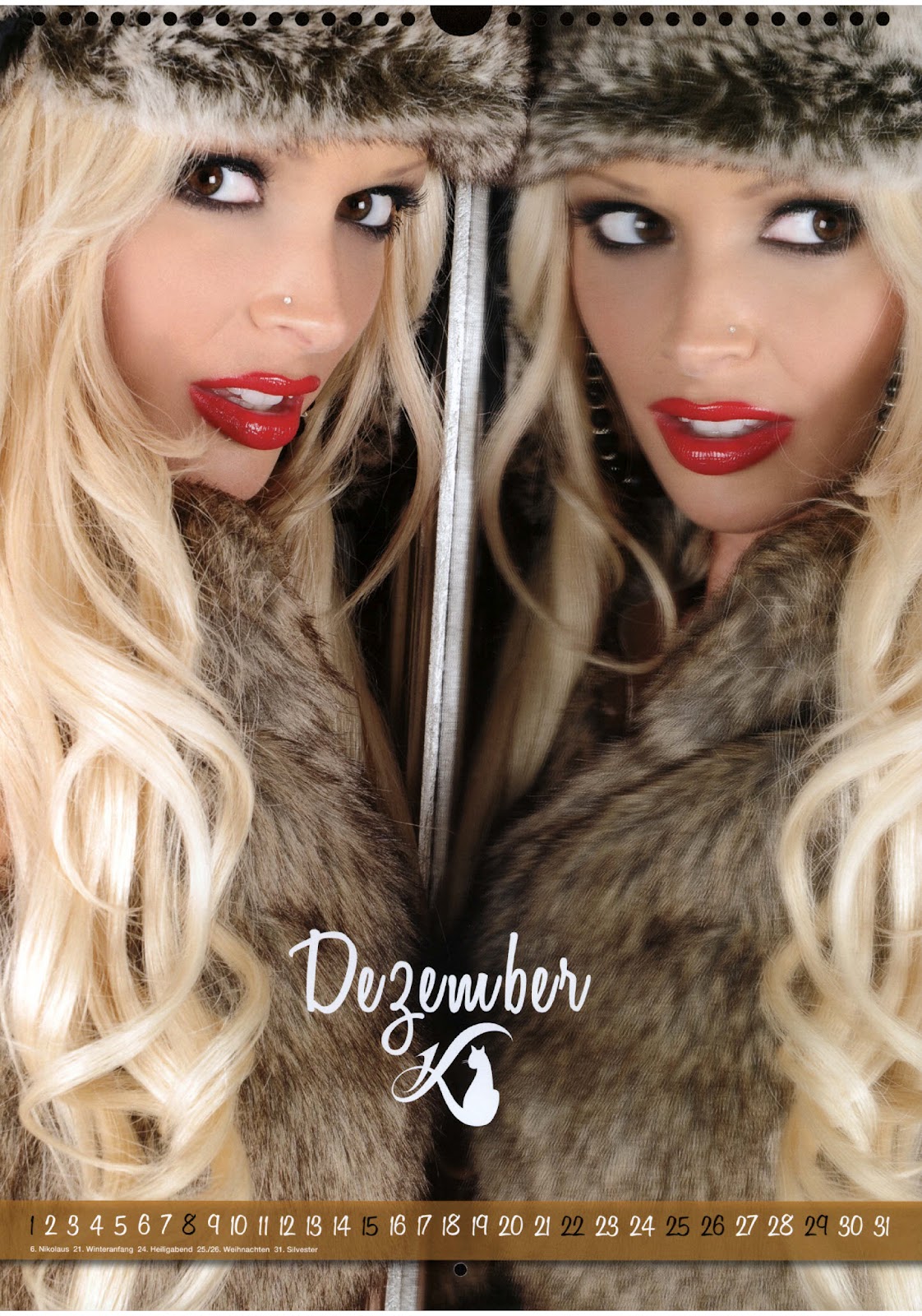 OMG Ladies: Daniela Katzenberger - Calendar 2013