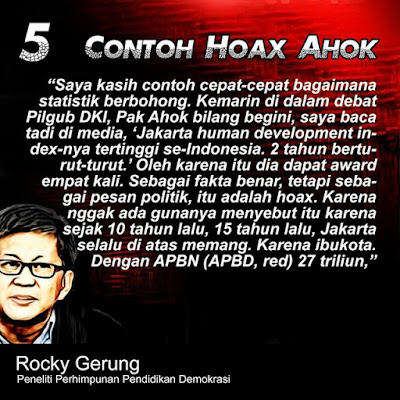 Contoh Hoax Ahok