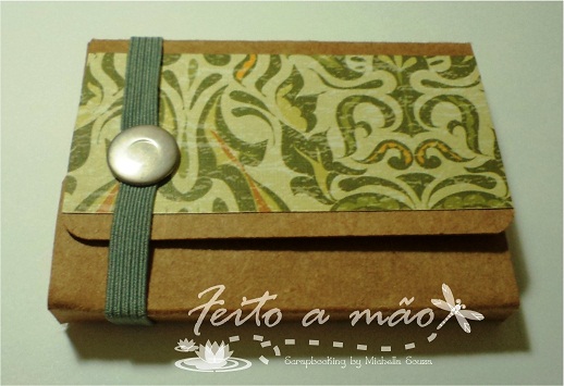 bloquinho tipo post it porta cartões de visitas na estante