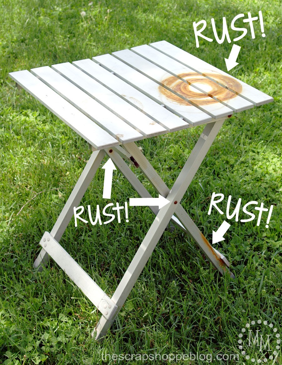 rusty table