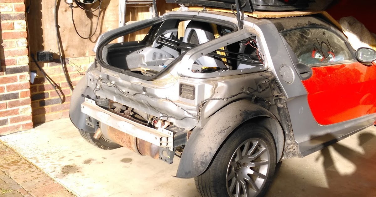 Smart Roadster - Conversion to electric car: The old sub-frame is