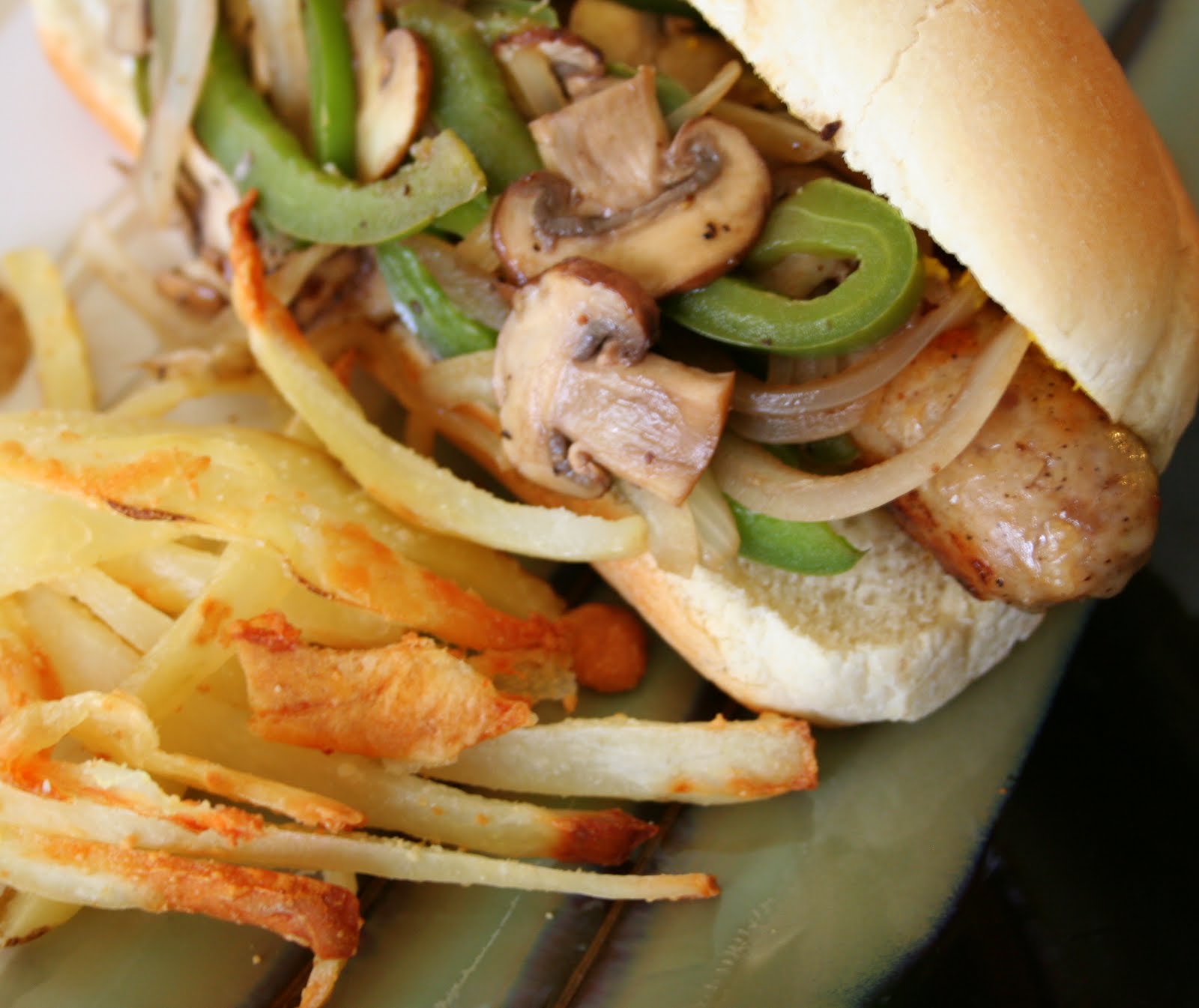 Beer Brat Sandwich for Dinner