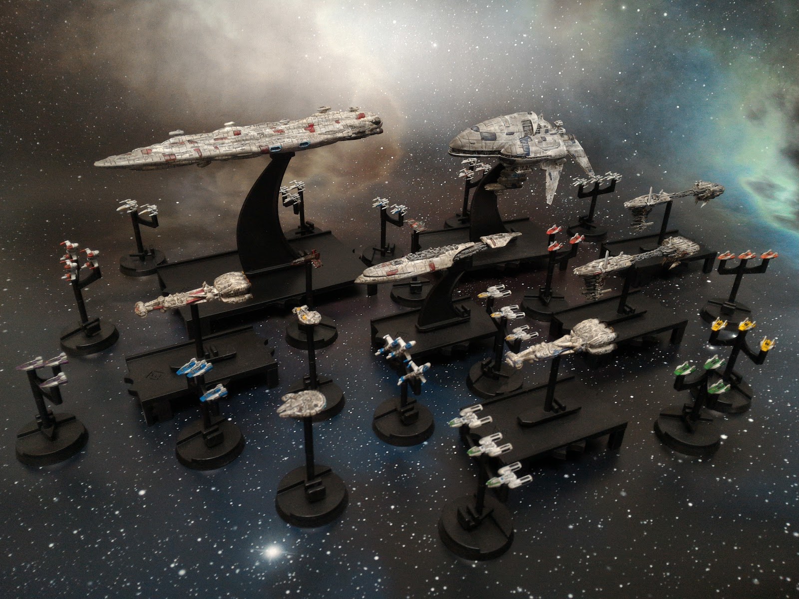 Star Wars Armada Rebel Repaints Slave to Slaanesh