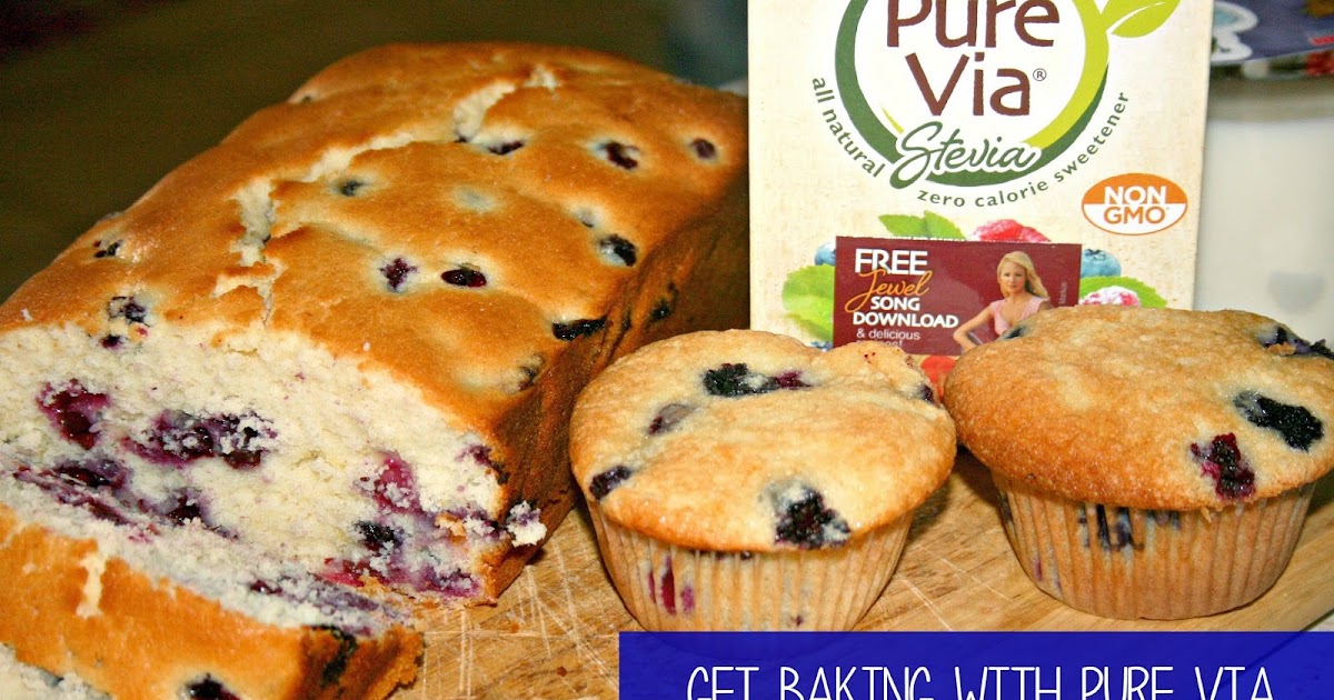 Baking Blueberries for Breakfast with Pure Via my life homemade