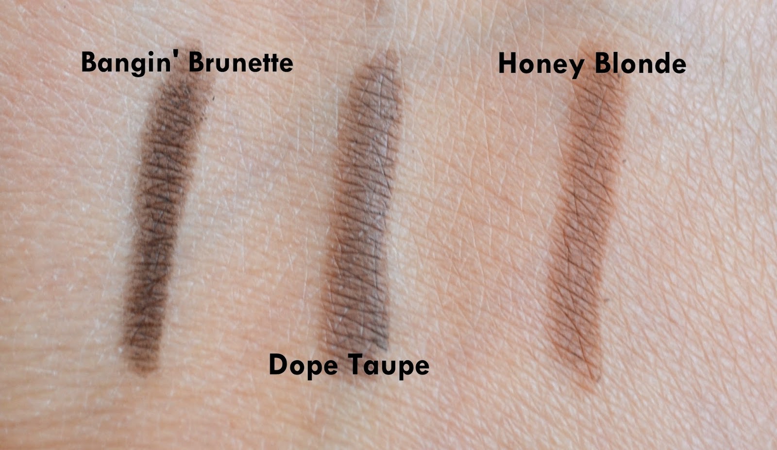 Aquaheart ColourPop Cosmetics Brow Pencil (3 Shades) Swatches and Review