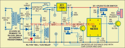 Build a Inexpensive Car Protection Unit Circuit Diagram | Super Circuit