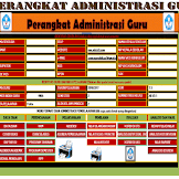 Aplikasi 29 Perangkat Manajemen Guru Lengkap Format Excel