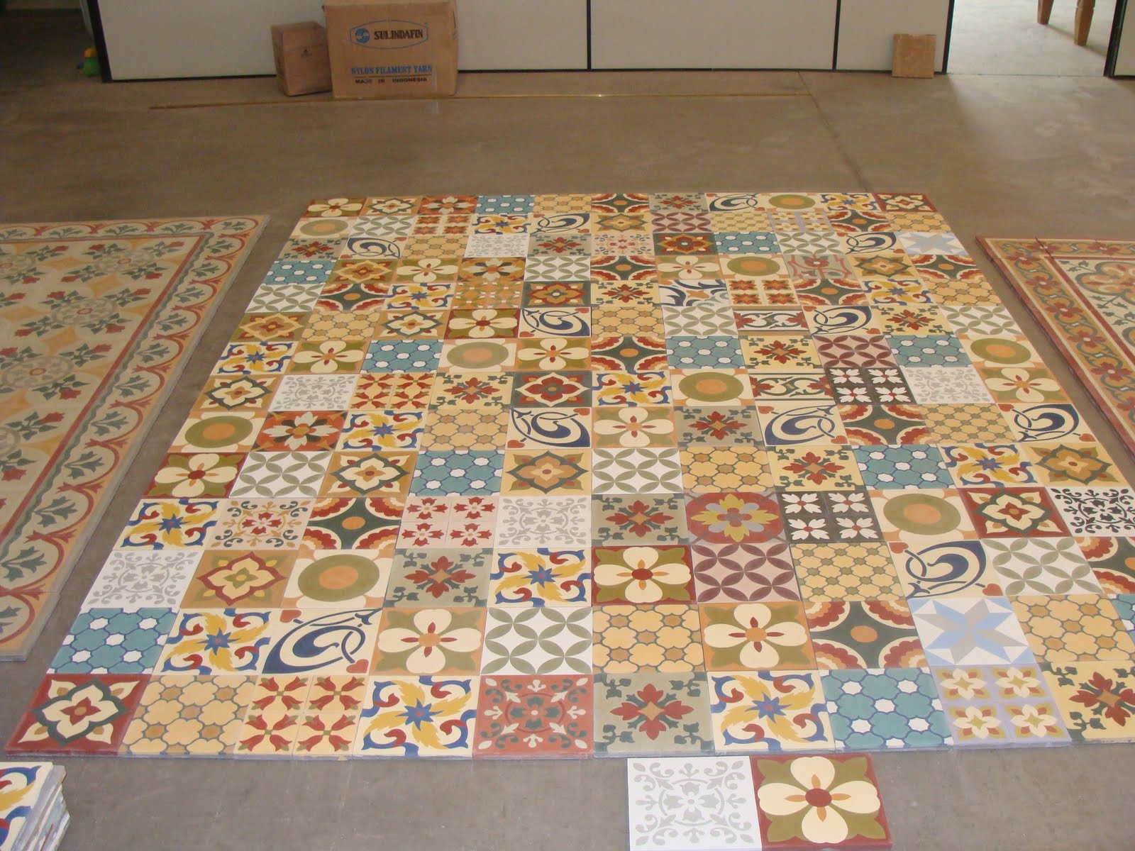 PISO OU AZULEJO?: Patchwork