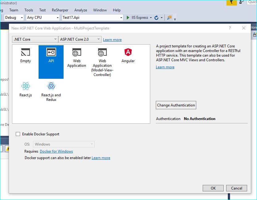 How to create multi project templates in Visual Studio 2017?
