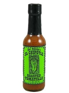 Roasted Tomatillo Chipotle hot sauce