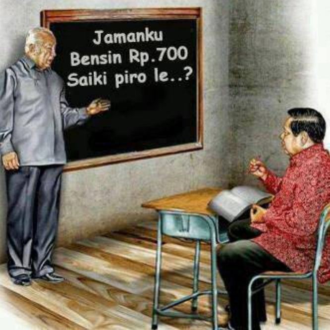 Foto Soeharto Piye Le Enak Jamanku Kang Adibriza Gambar Karikatur