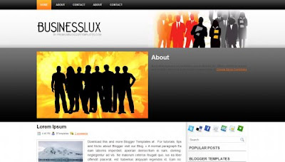 BusinessLux Blogger Template