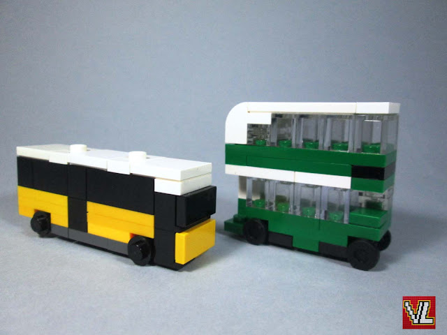  MOC LEGO: duas gerações de autocarros da Carris em micro escala.