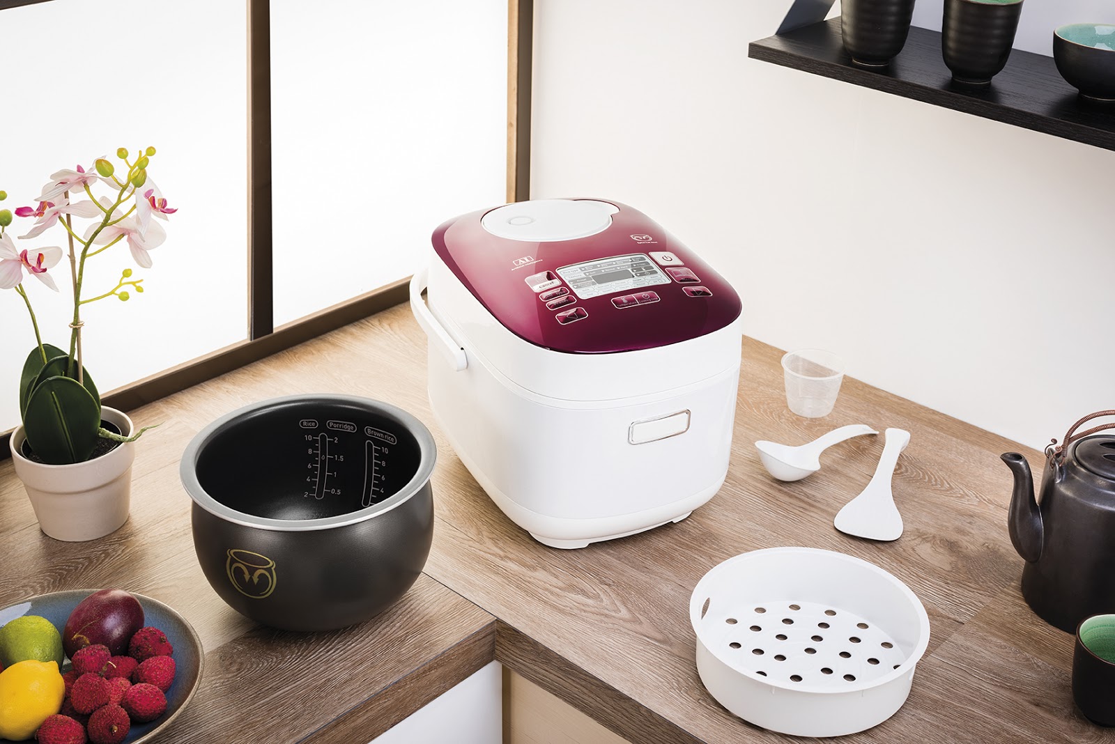 Tefal Spherical Pot Rice Cookers with 35 cooking functions