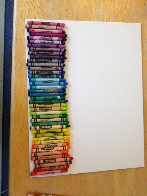The Creativity Tree: Spring Crayon Art