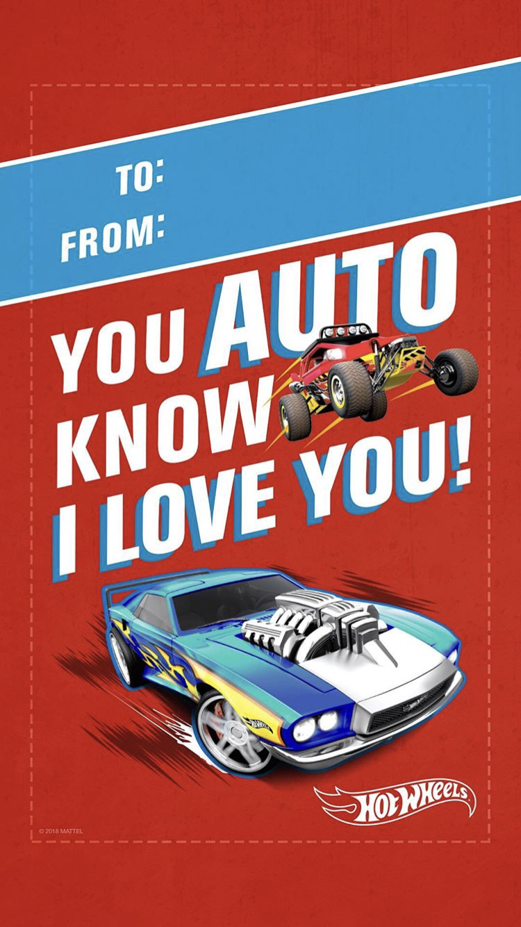 hot wheels valentine's day car 2018
