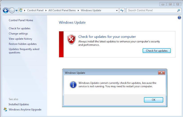SASWATHAM IT TALK How To Fix Windows Update Cannot Currently Check 