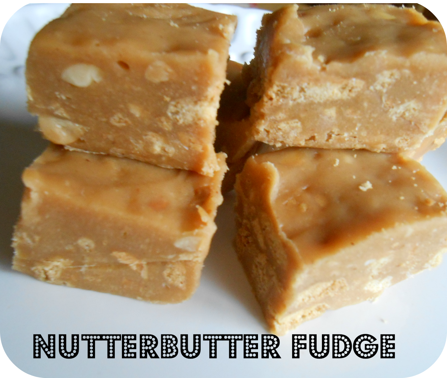 The Better Baker Nutterbutter Fudge {Microwave}