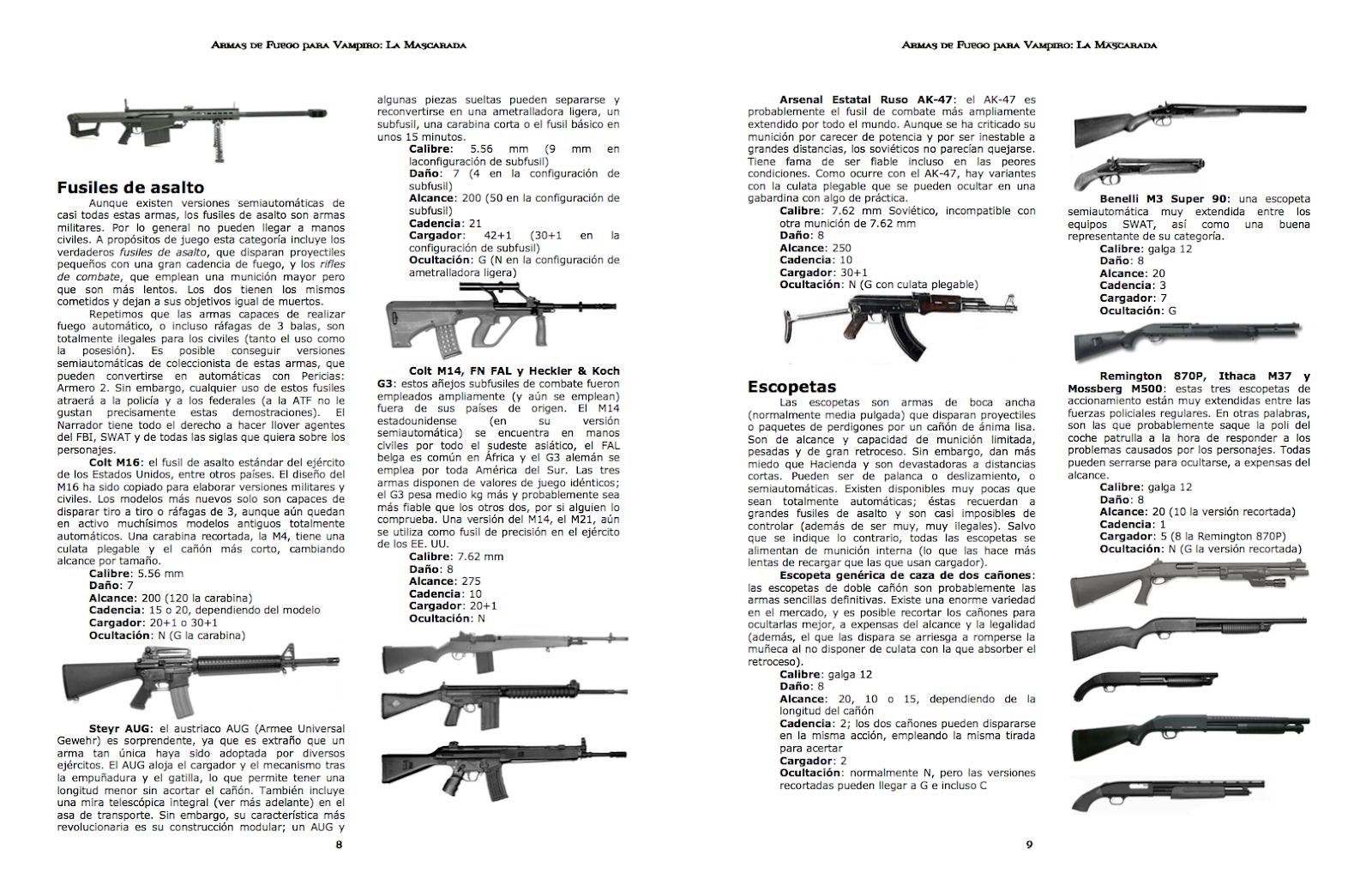 Sinergia de Rol Armas de fuego (por Narrathor) Sinergia de Rol Armas de fuego (por Narrathor)