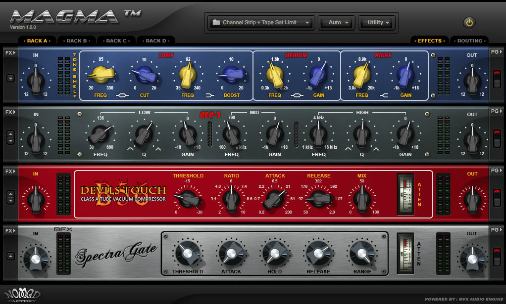 PV Guitar ♪ MAGMA PRO Virtual Studio Rack v1.0.1 VST x86 x64 WiN & MAC