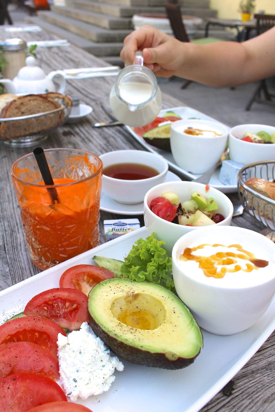 Gesundes frühstück Café Reitschule