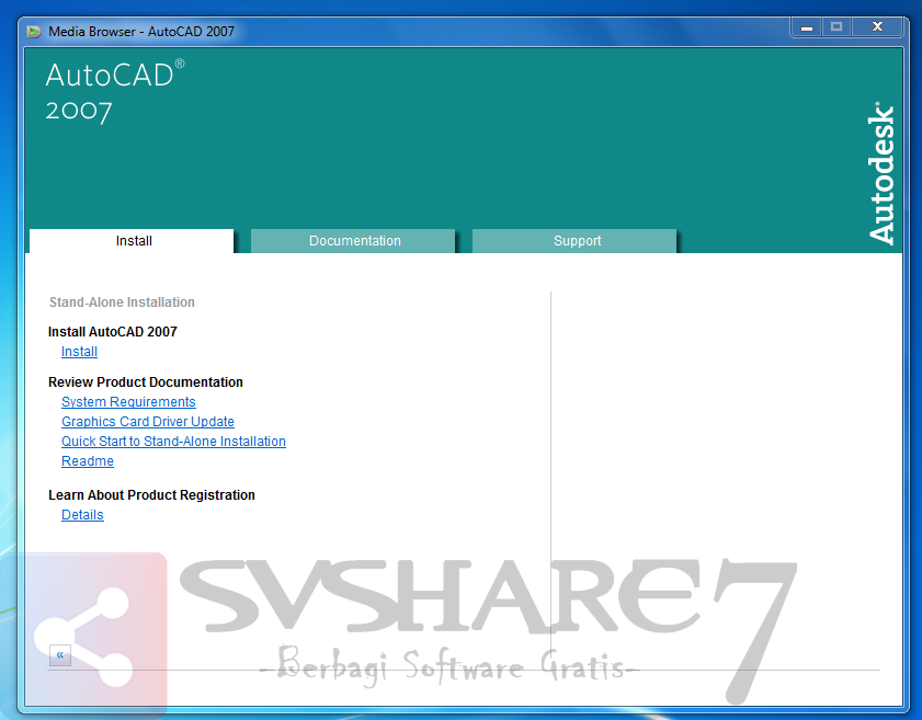 Free Install Autocad 2007