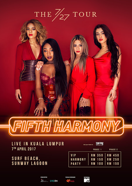 [Upcoming Event] FIFTH HARMONY – THE 7/27 TOUR LIVE IN MALAYSIA