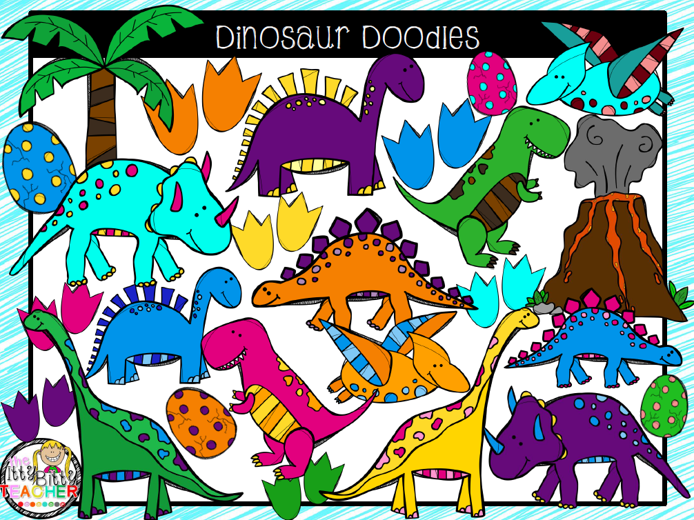 https://www.teacherspayteachers.com/Product/Clipart-Dinosaur-Doodles-1680310