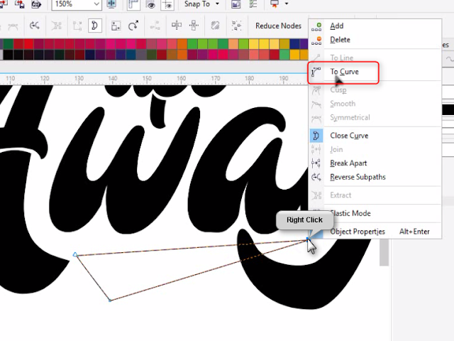 Cara Membuat Typography Text Di CorelDraw (Ver.1)