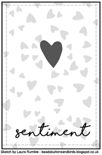 February Card Sketch