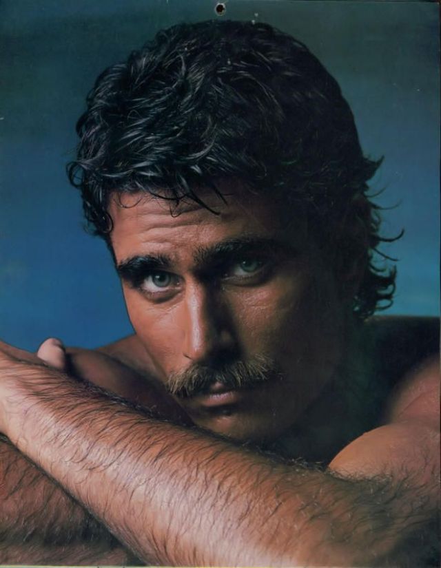 Sexy men with mustaches