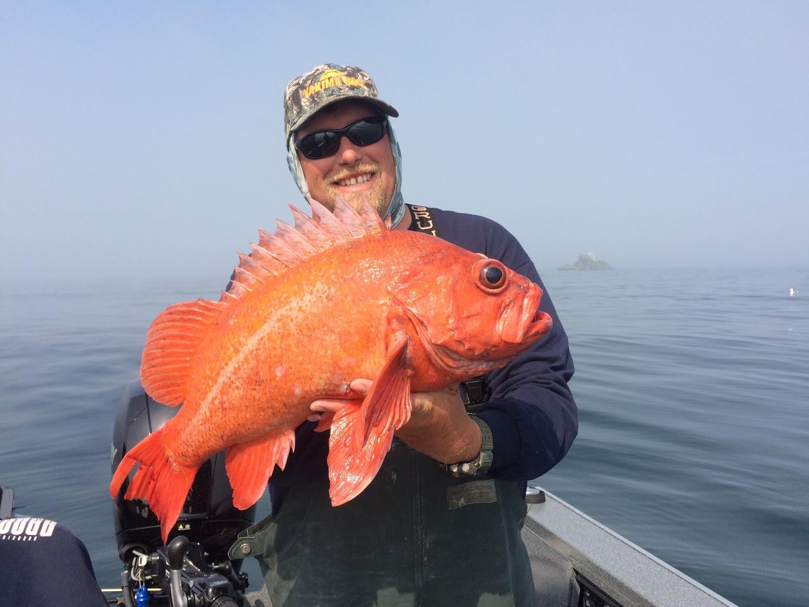 Brookings, Oregon, Fishing Charters Giant vermilion rockfish caught by