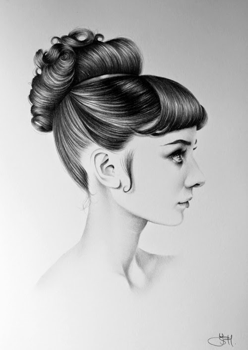 14-Audrey-Hepburn-Ileana-Hunter-Recognise-Portrait-Drawings-Detail-www-designstack-co